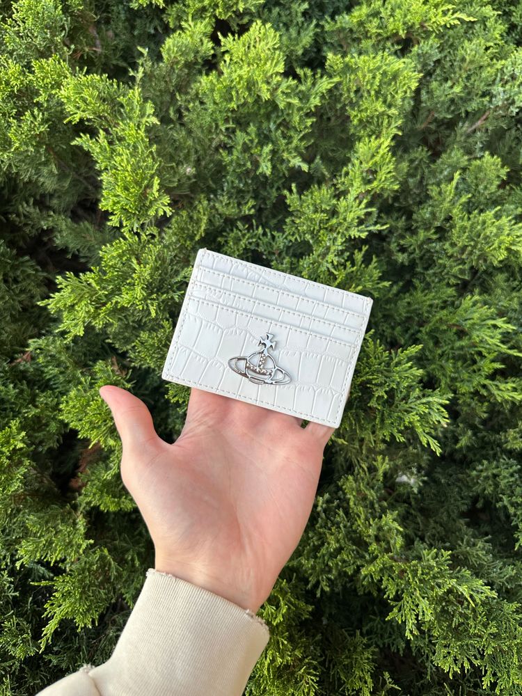 Vivienne Westwood White Cardholder Wallet