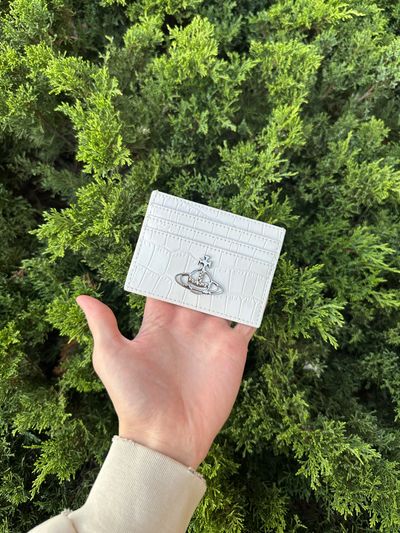Vivienne Westwood White Cardholder Wallet