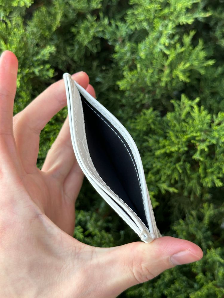 Immagine di Vivienne Westwood White Cardholder Wallet 5