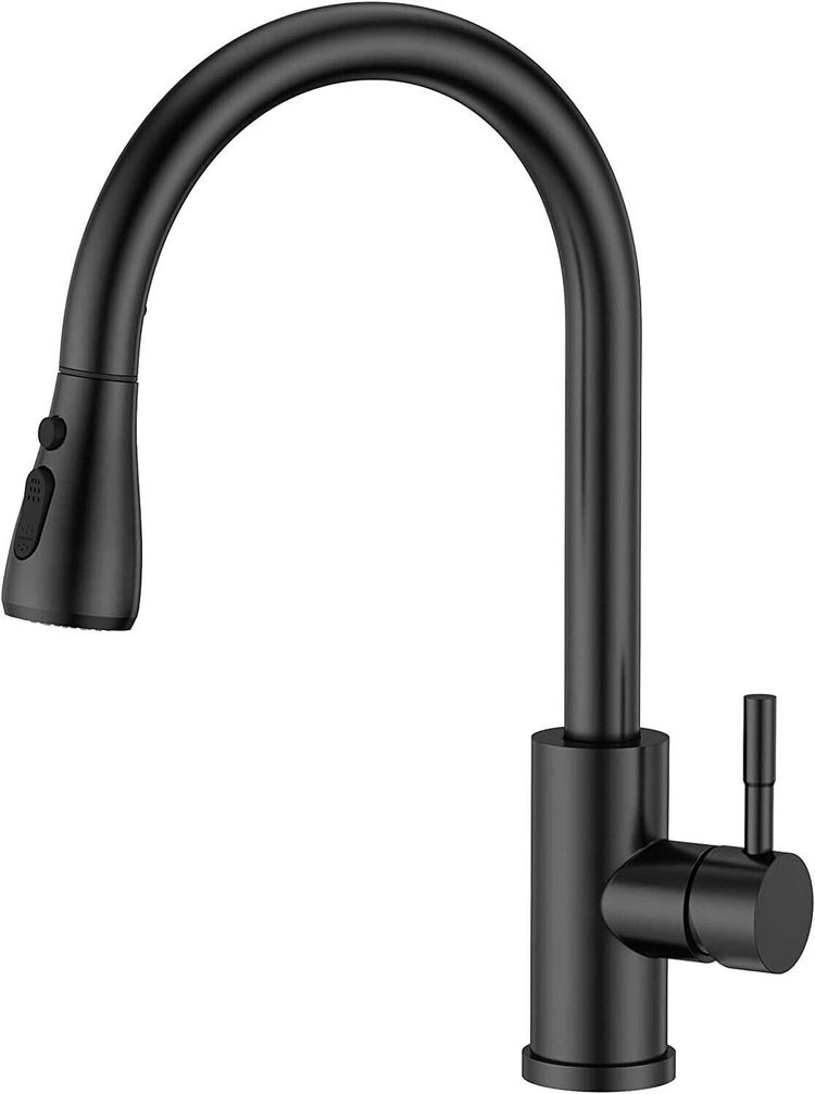 360 Kitchen Sink Mixer Taps Pull Out Spout Spray Single Lever Modern Mono Tap 2