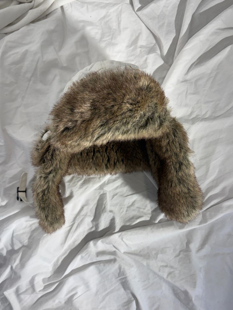 Quilted Trapper Hat With Faux Fur Lining obraz 2