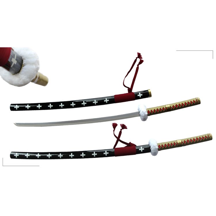 One Piece Sword Trafalgar Law Kikoku Cursed Metal Katana Sword imagen 4