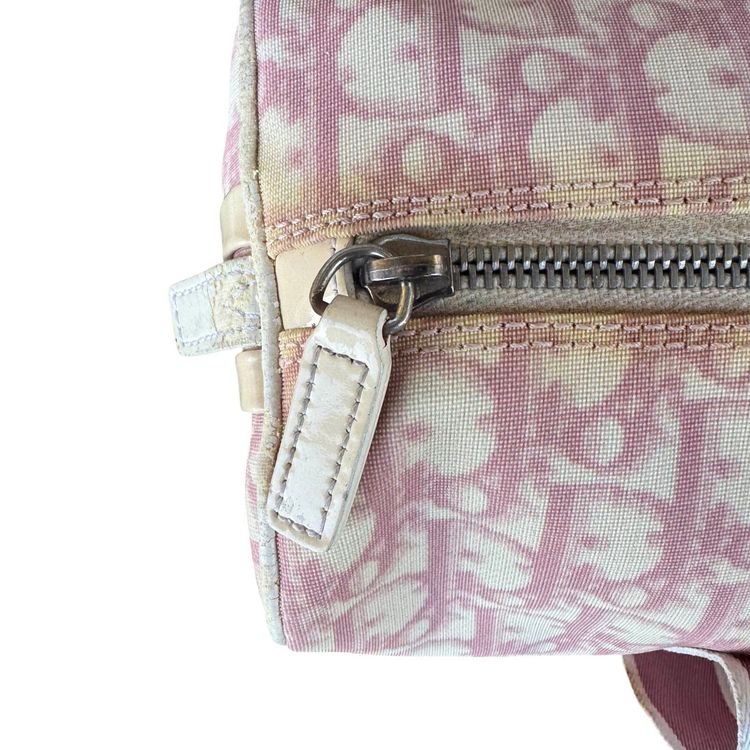 Christian Dior Pink  John Galliano Trotter Girly Diorissimo Boston Bag image 11