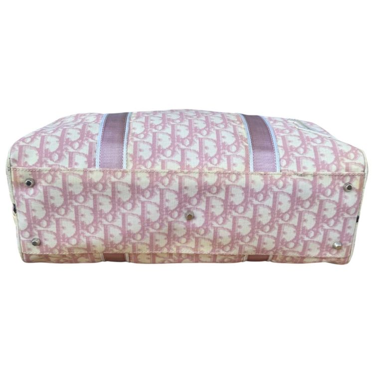Christian Dior Pink  John Galliano Trotter Girly Diorissimo Boston Bag image 8