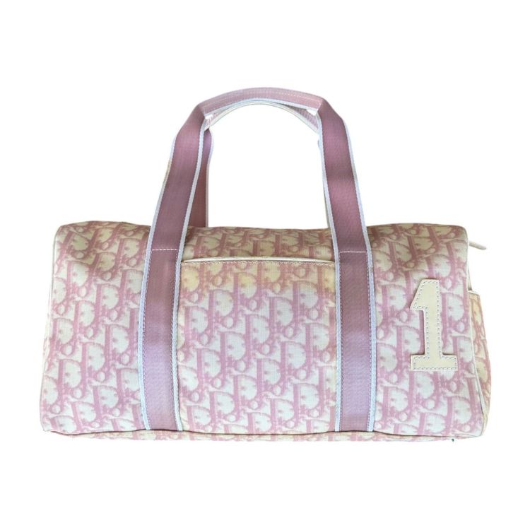 Dior Christian Dior Pink  John Galliano Trotter Girly Diorissimo Boston Bag product image