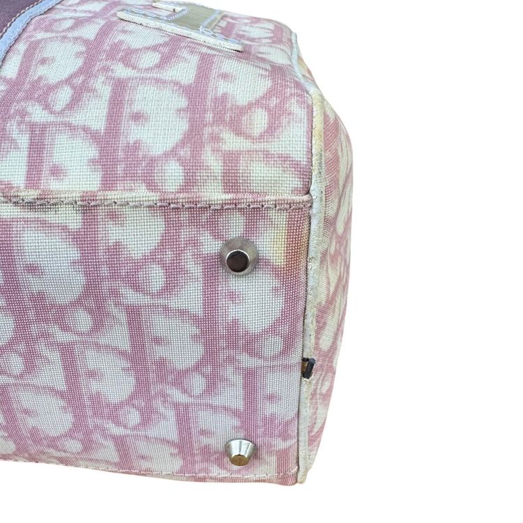 Christian Dior Pink  John Galliano Trotter Girly Diorissimo Boston Bag image 14