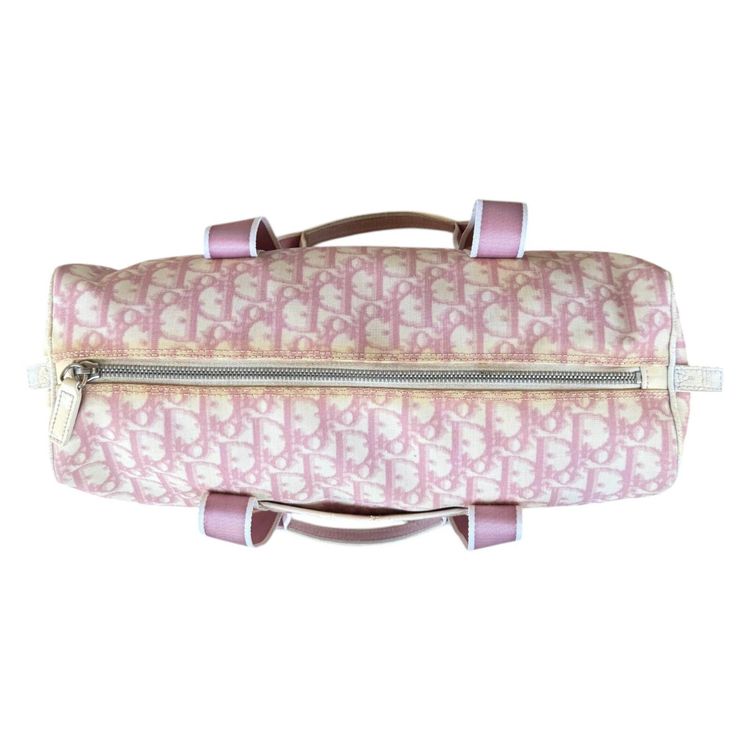 Christian Dior Pink  John Galliano Trotter Girly Diorissimo Boston Bag image 7