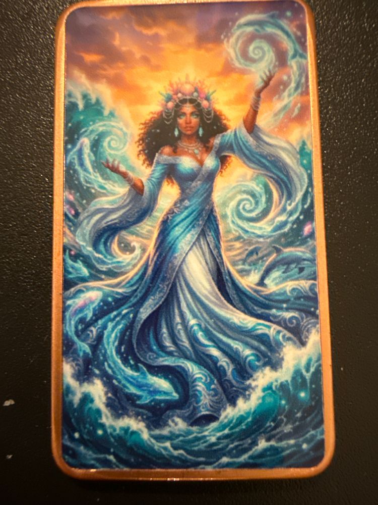 Unbranded Mythological Goddesses Series - Yemoja Copper Art Bar Yoruba Goddess of the Ocean product image