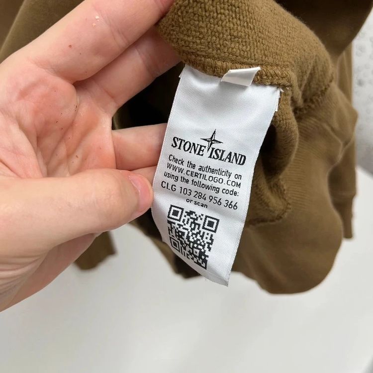 Stone Island Brown heavyweight Jumper image 4