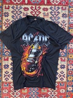 Black Ac/Dc Graphic T-Shirt