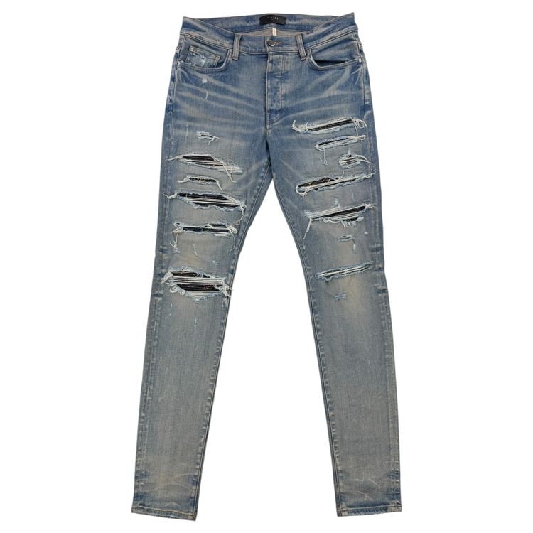 Amiri Men’s Light Blue Denim MX1 Jeans - Uk 33
