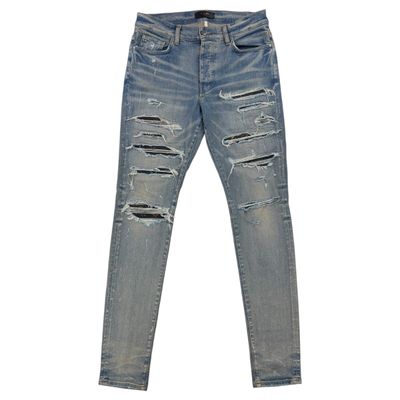 Amiri Men’s Light Blue Denim MX1 Jeans - Uk 33