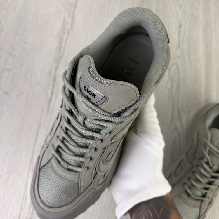 Dior x Stone Island B30 Men’s Khaki Grey Trainers - 43 (Uk 9) image 2