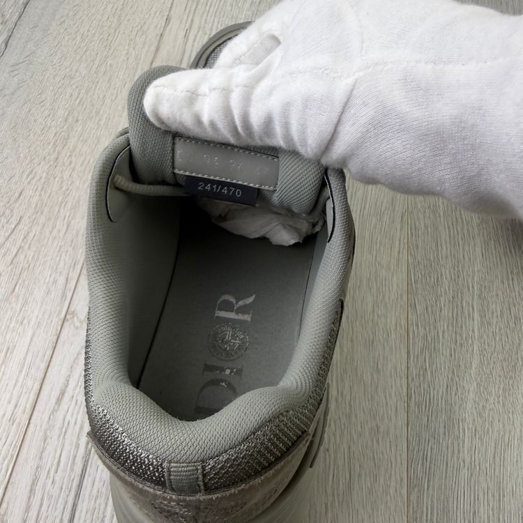 Dior x Stone Island B30 Men’s Khaki Grey Trainers - 43 (Uk 9) image 13