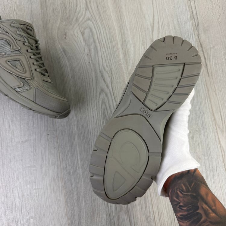 Dior x Stone Island B30 Men’s Khaki Grey Trainers - 43 (Uk 9) image 10