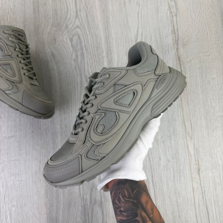 Dior x Stone Island B30 Men’s Khaki Grey Trainers - 43 (Uk 9) image 4