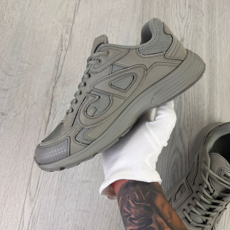 Dior x Stone Island B30 Men’s Khaki Grey Trainers - 43 (Uk 9) image 3