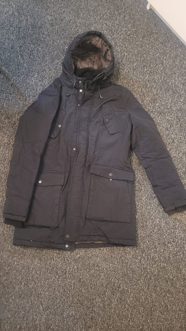 Burton London black hooded jacket