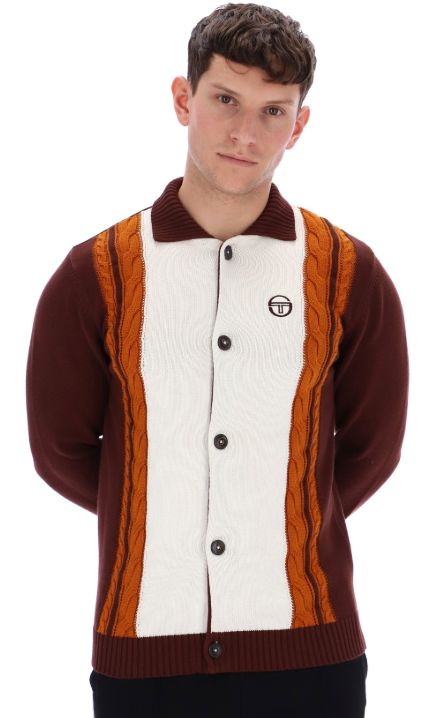 Sergio Tacchini Sergio Tacchini Bruni Knit Bitter Chocolate/Gardenia/Pumpkin Spice product image