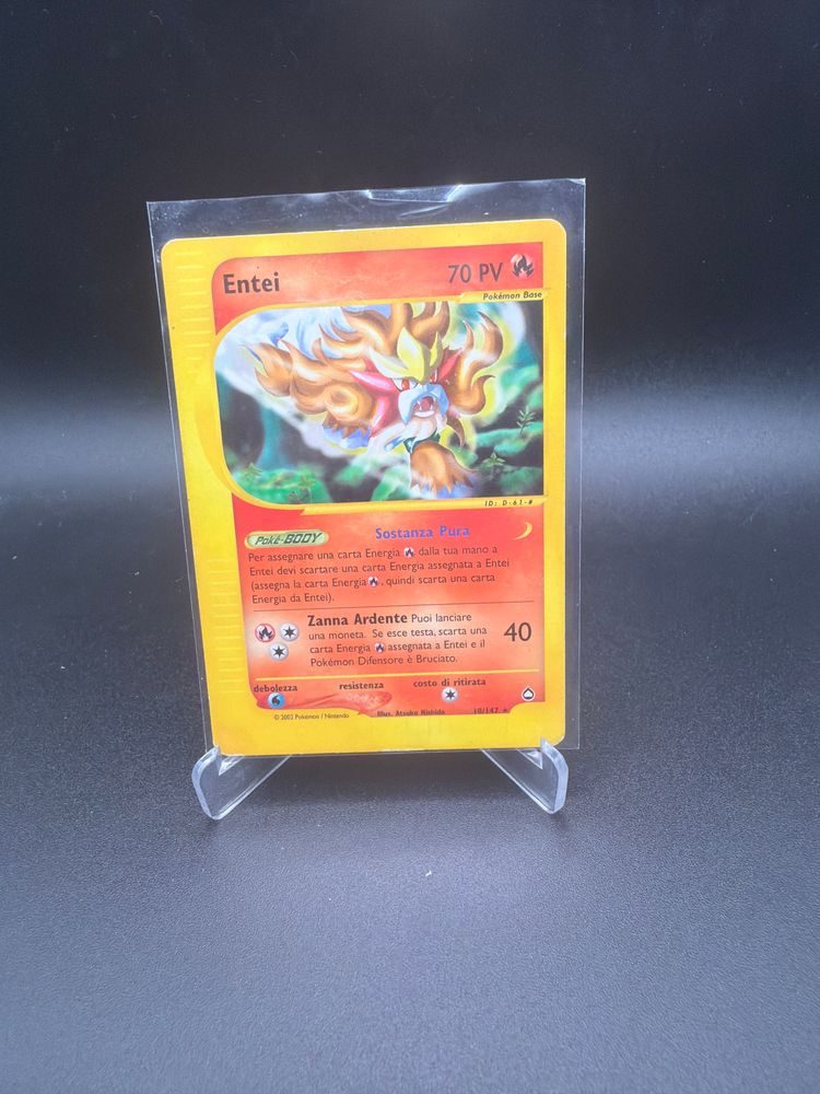 Entei Pokémon Card