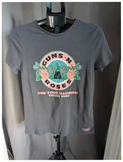 Guns N Roses Use Your Illusion 1991 Tour Band T Shirt Medium UK 12