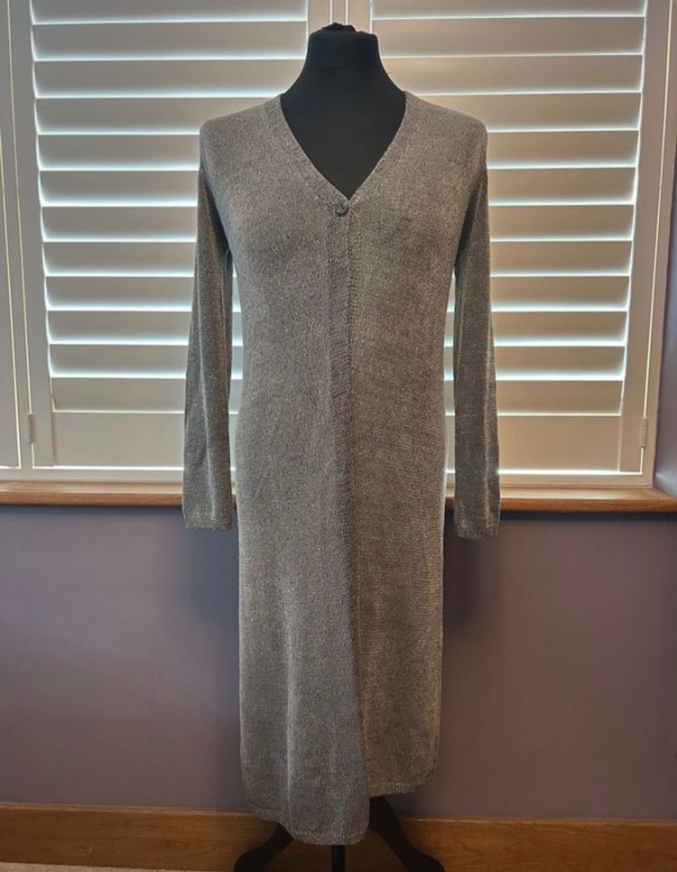 Other Grey Knit Long Sleeve Dress product image