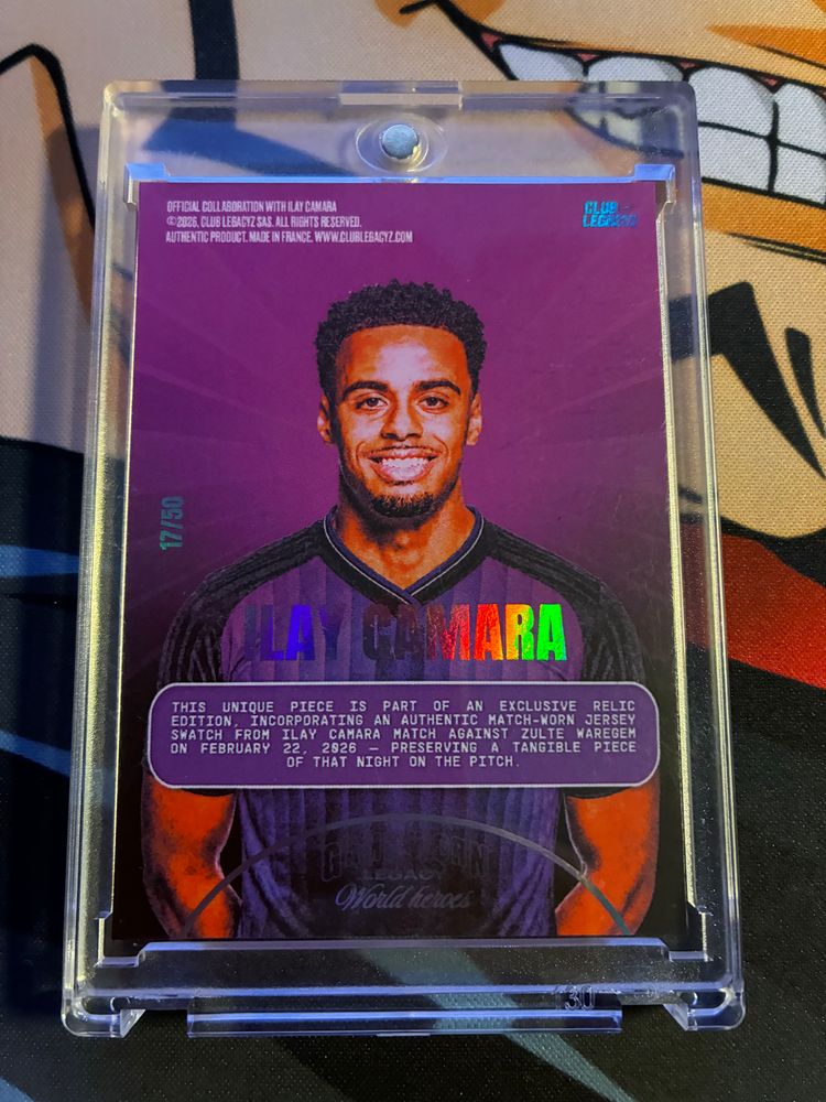 Ilay Camara Collectible Sports Card /50 2