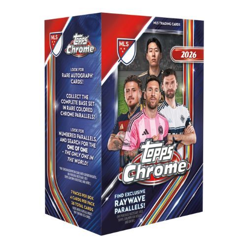 Topps Chrome 2026 Mls Trading Cards obraz 1