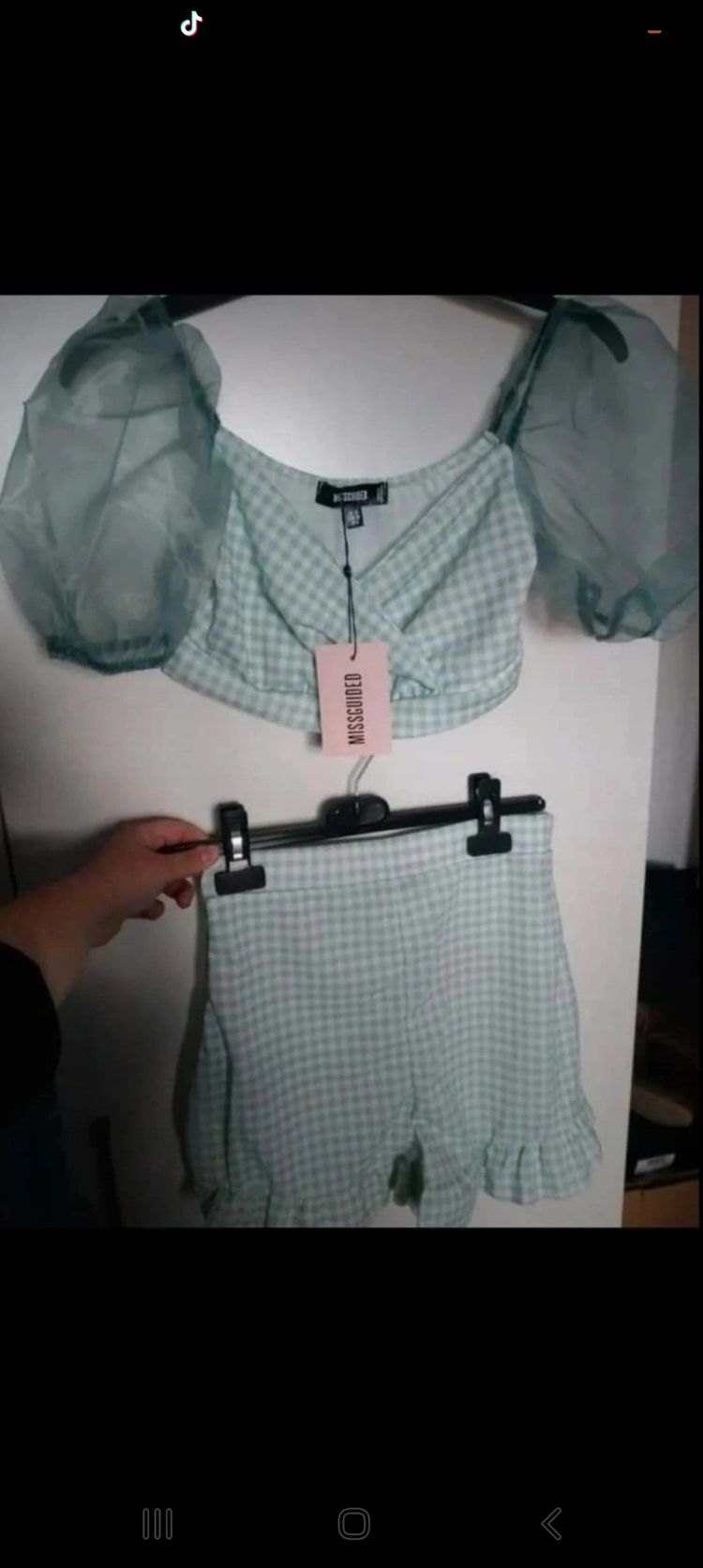 Missguided 2 piece set size 10 new with tags