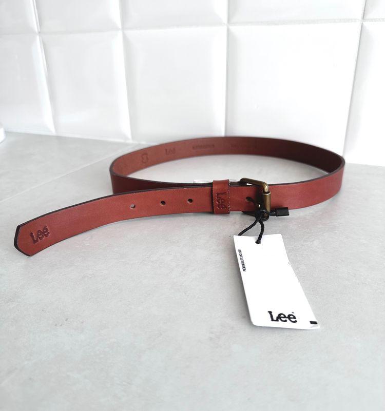 Lee Brown Leather Belt 90 pasek Lee nowy 