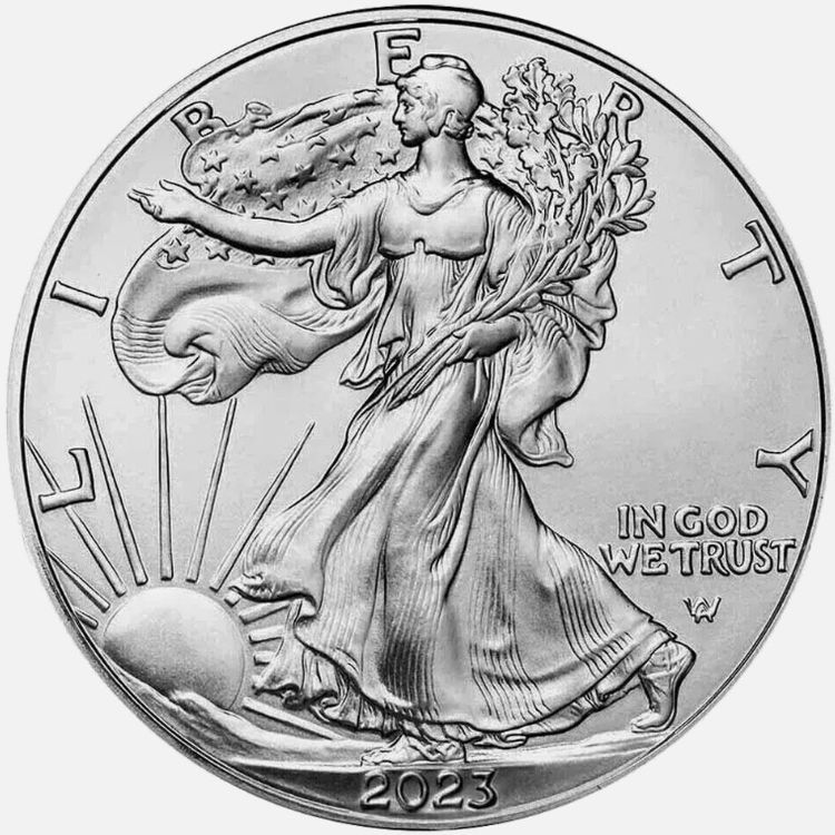 Other 2023  1 oz fine silver coins with eagle and liberty design product image