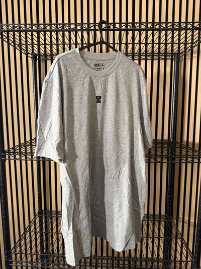 B129 DJK Grey Black Logo T-Shirt Brand New