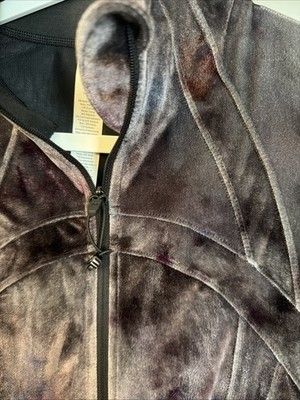 Lululemon Velvet Define Jacket *VelourInterstellar Dark Grey Multi 6 Uk 10 New image 2