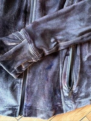 Lululemon Velvet Define Jacket *VelourInterstellar Dark Grey Multi 6 Uk 10 New image 9