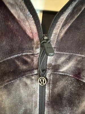 Lululemon Velvet Define Jacket *VelourInterstellar Dark Grey Multi 6 Uk 10 New image 4