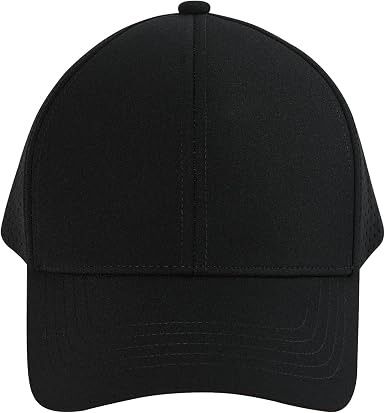 Immagine di Black Perforated Baseball Cap 2