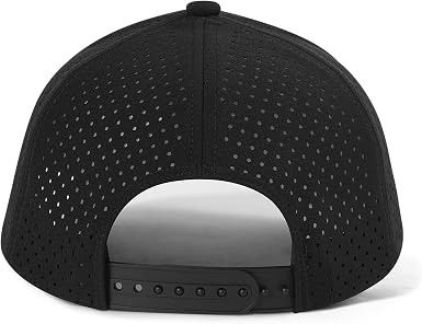 Immagine di Black Perforated Baseball Cap 3