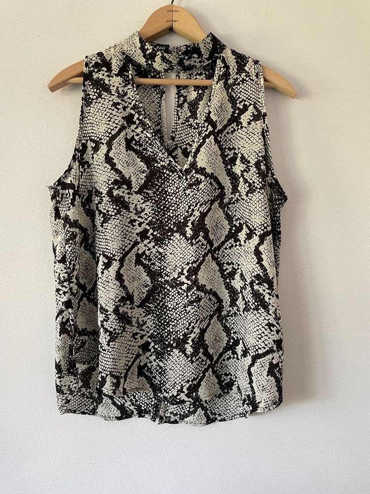 Primark Sleeveless Snake Print Top