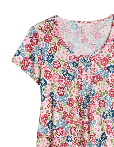 Women's Busy Lizzy Tunic in Flowery Painting Chalk 2