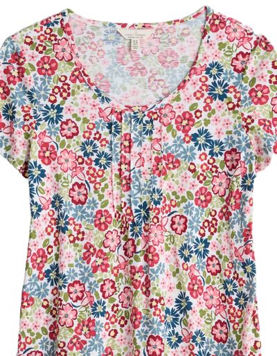 Women's Busy Lizzy Tunic in Flowery Painting Chalk 4