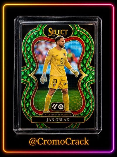 Jan Oblak Dragon Scale /28 – Panini Select LaLiga 2025/26