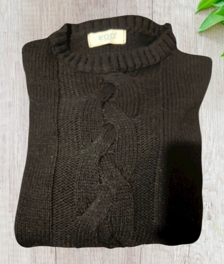 EGO EGO black knitted sweater product image