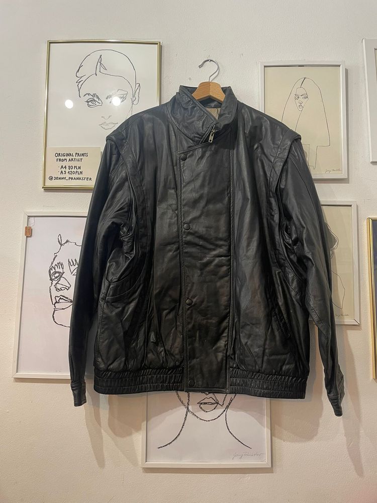 Other black leather jacket product image
