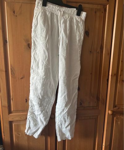 White Linen pants