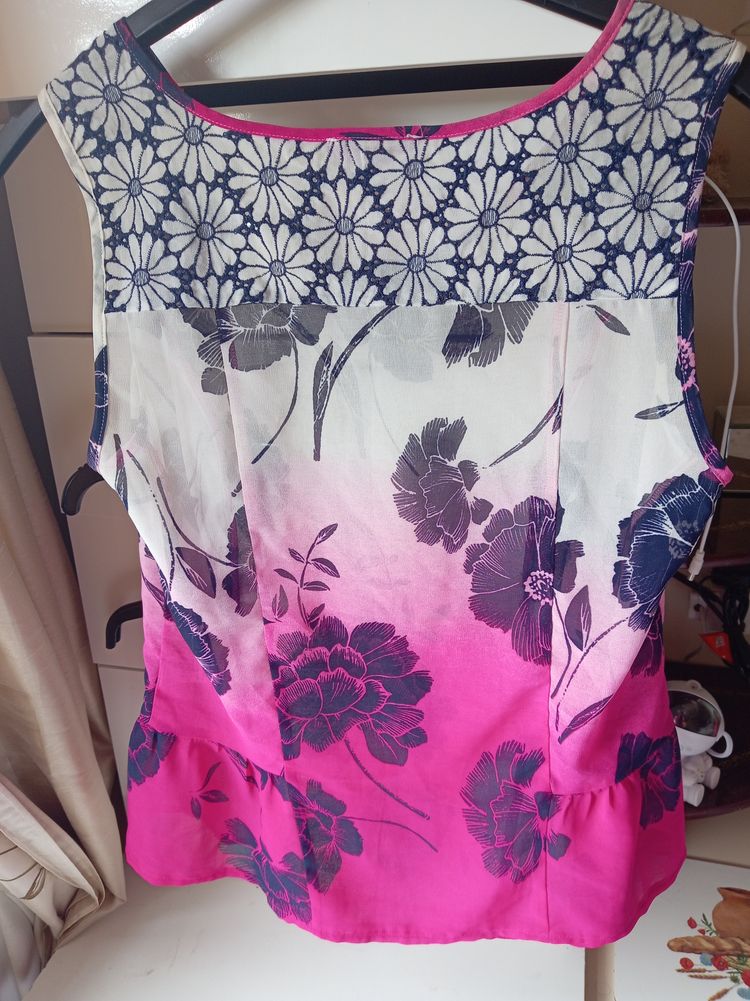 Per una ombre floral blouse  image 2