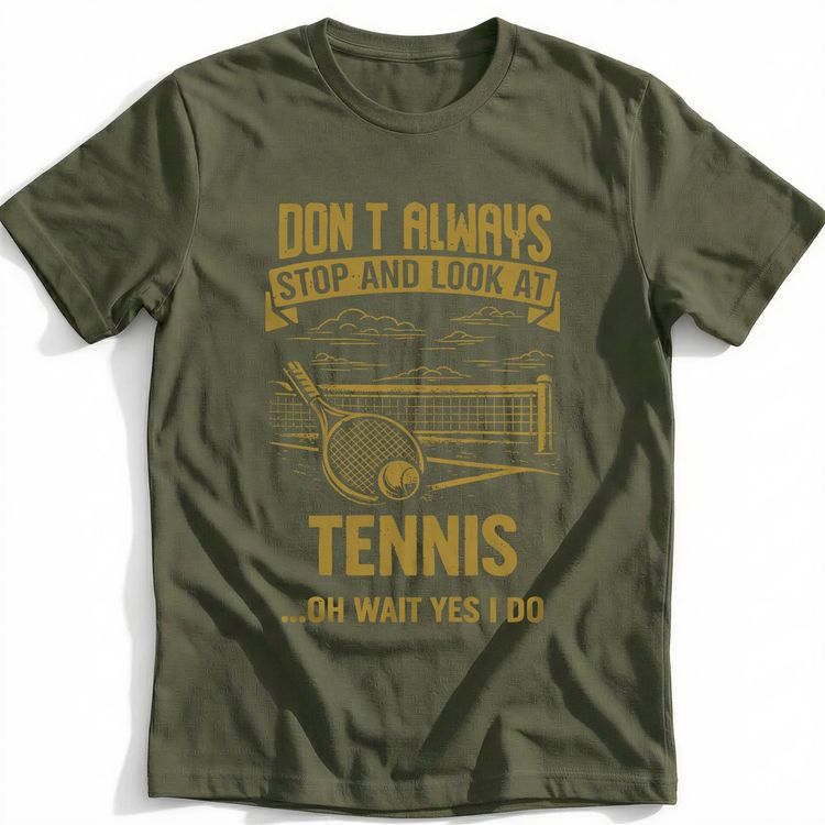 STOP LOOK AT TENNIS 026 T-Shirt AU