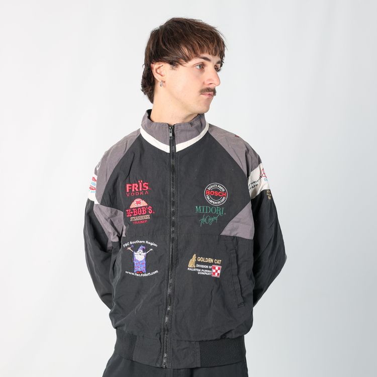 Black 90s  Light Jacket (L) 3