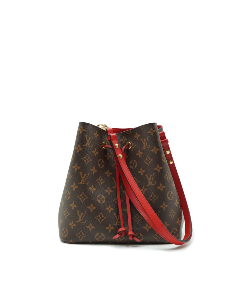 Unknown Louis Vuitton Borsa Secchiello NéoNoé MM Monogram Rosso — Pre-owned Autentica product image