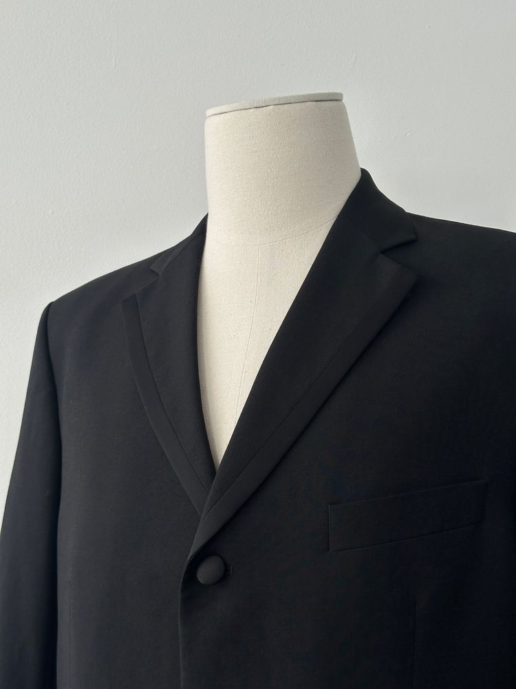 Balmain 2000s Pure Wool Tuxedo Single Breasted Suit - 42S/W34 image 9