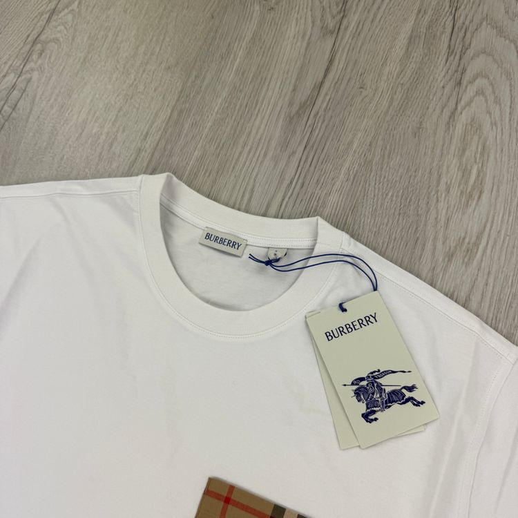 Burberry Men’s White T-shirt & Shorts Set 3